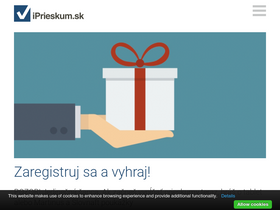 'iprieskum.sk' screenshot