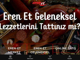 'eren-et.com.tr' screenshot