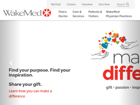 'wakemed.org' screenshot