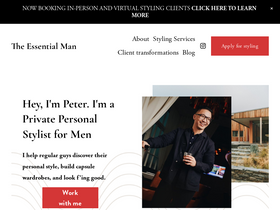 'theessentialman.com' screenshot