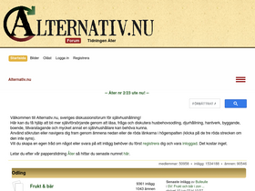 'alternativ.nu' screenshot