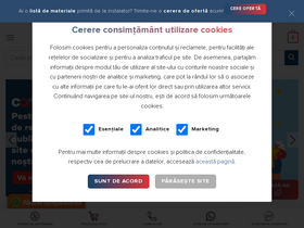 'cazanecentrale.ro' screenshot