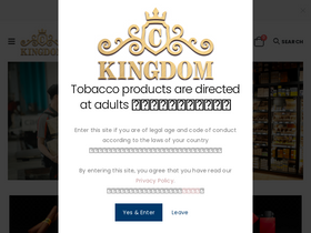 cigar-kingdom.com homepage screenshot