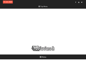 'applications.lk' screenshot