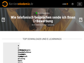 'karriereakademie.de' screenshot
