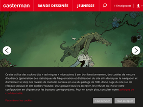'casterman.com' screenshot