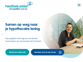 'hypotheekwinkel.be' screenshot