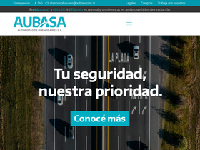 'aubasa.com.ar' screenshot