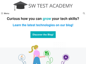 'swtestacademy.com' screenshot