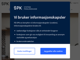 'spk.no' screenshot