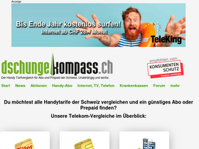 'dschungelkompass.ch' screenshot