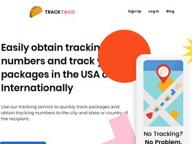 'tracktaco.com' screenshot