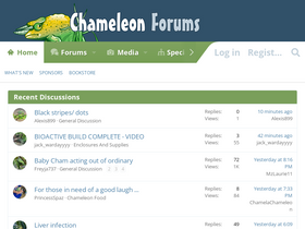 'chameleonforums.com' screenshot