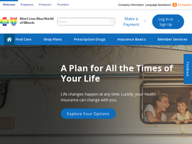 'bcbsil.com' screenshot