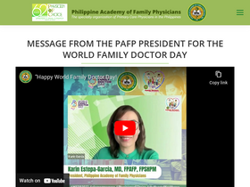 'thepafp.org' screenshot