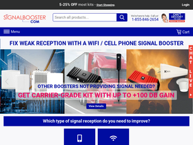 'signalbooster.com' screenshot