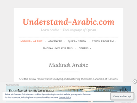 'understand-arabic.com' screenshot