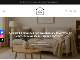 Viva Decor Home website screenshot