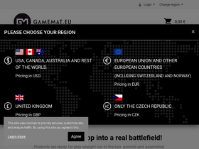'gamemat.eu' screenshot