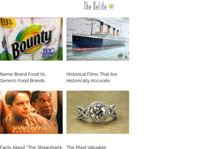 'thedelite.com' screenshot