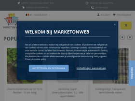 'marketonweb.be' screenshot