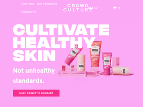 crowdculture.com homepage screenshot