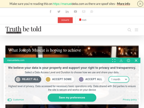 'manueldelia.com' screenshot