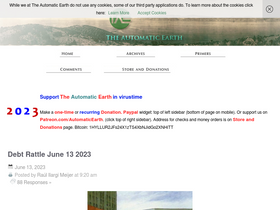 'theautomaticearth.com' screenshot