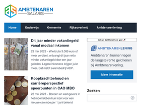 'ambtenarensalaris.nl' screenshot