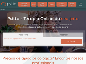 'psitto.com.br' screenshot