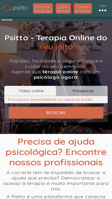 Categorias Psicologia Geral · Psitto