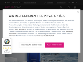 'parfumcity.ch' screenshot