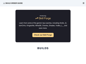 'buildorderguide.com' screenshot