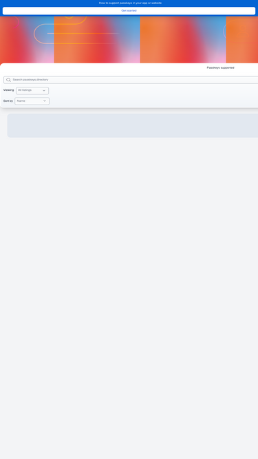 passkeys.directory