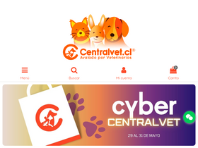 'centralvet.cl' screenshot