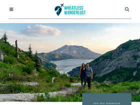'wheatlesswanderlust.com' screenshot