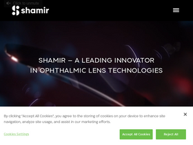 'shamir.com' screenshot