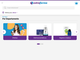 'extrafarma.com.br' screenshot