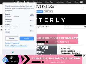 'abovethelaw.com' screenshot