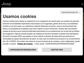 'jeep.es' screenshot
