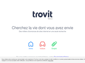 'trovit.ma' screenshot