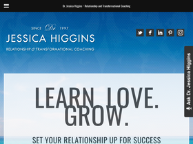 'drjessicahiggins.com' screenshot
