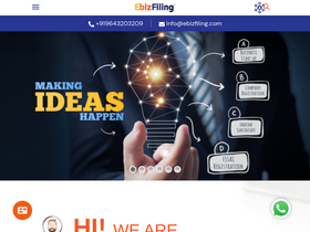 'ebizfiling.com' screenshot