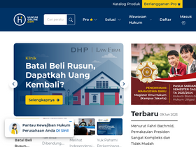 'hukumonline.com' screenshot