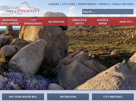 'prescott-az.gov' screenshot