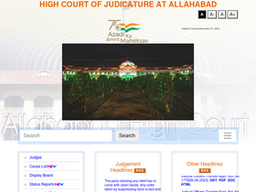 'allahabadhighcourt.in' screenshot