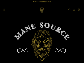 manesourceessentials.com homepage screenshot