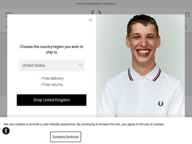 'fredperry.com' screenshot