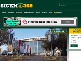 'sicem365.com' screenshot