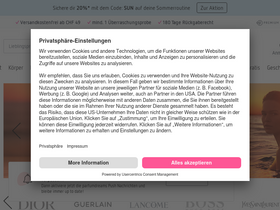 'parfumdreams.ch' screenshot